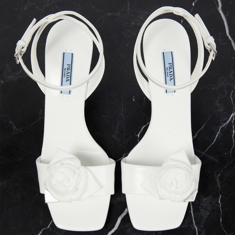 EUC PRADA Rosette leather sandals 41 - Picture 3 of 15
